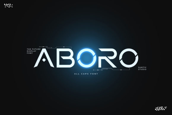 Aboro: A Futuristic Font for Modern Branding