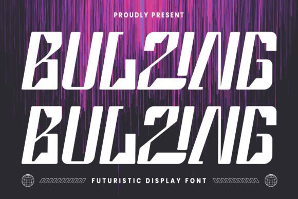 Bulzing: A Futuristic Display Font for Bold Visual Impact