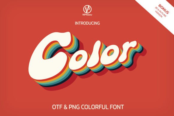 Color: The Playful Retro Font for Modern Creatives