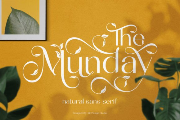 Connecting with Nature: The Munday Font's Organic Edge