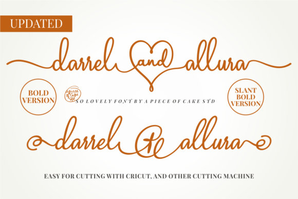 Darrel Allura Bold: The Script Font with Real Character
