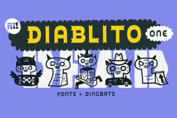 Diablito One: The Edgy Display Font for Bold Designs