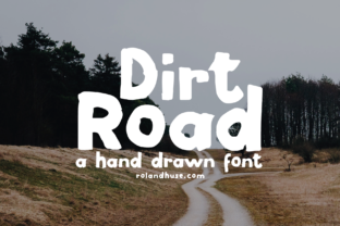 Dirt Road: A Hand-Drawn Font with Rustic Charm