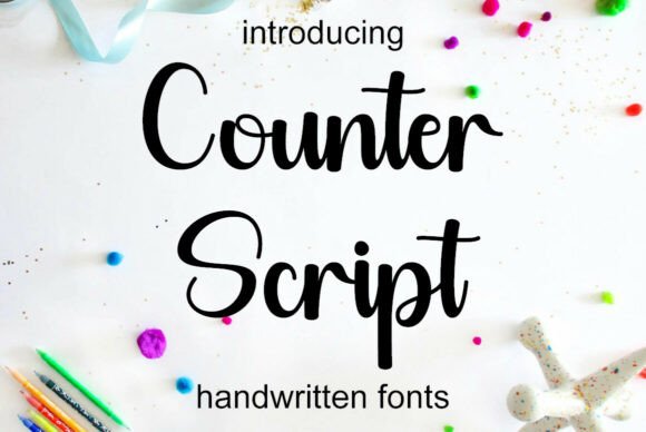 Discover the Elegance of Counter Script Font