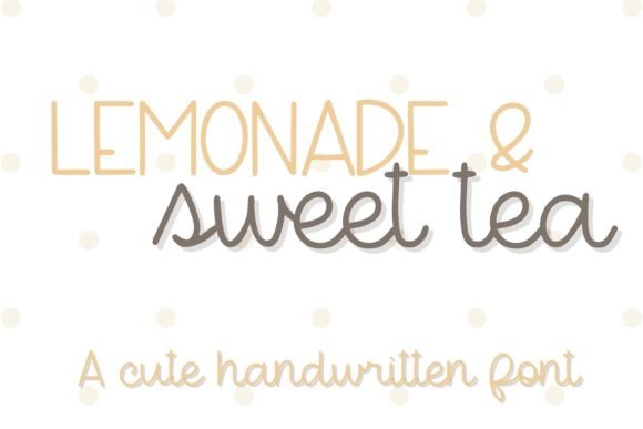 Discover the Sweet, Handwritten Charm of Lemonade & Sweet Tea
