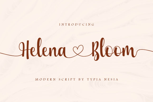 Helena Bloom: A Font with a Personal Touch for Your Projects