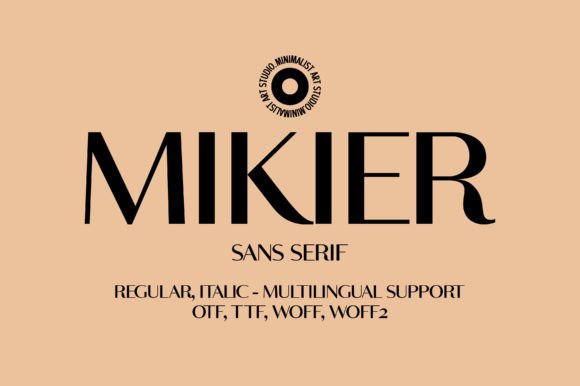Mikier: A Sans Serif That Whispers Luxury