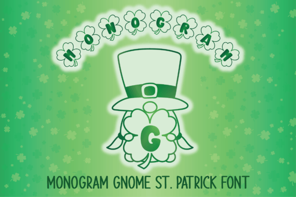 Monogram Gnome: A Festive Font for Creative Projects