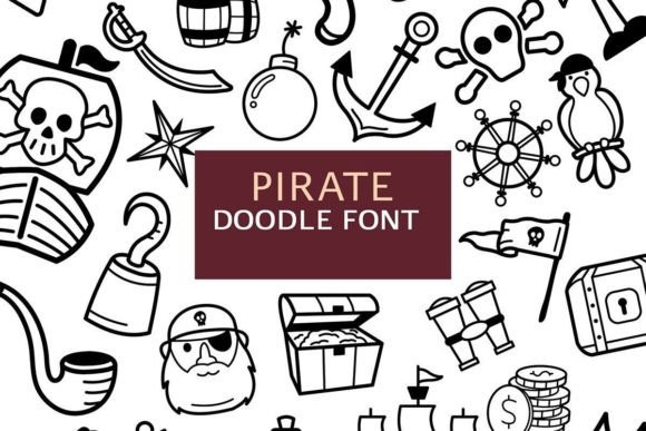 Pirate Doodle: A Playful Typeface for Creative Projects