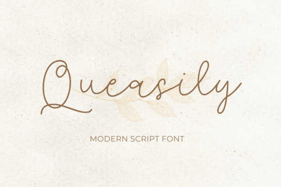 Queasily: The Single Line Font for Elegant, Modern Design
