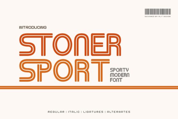 Stoner Sport: A Retro Typeface That Demands Attention