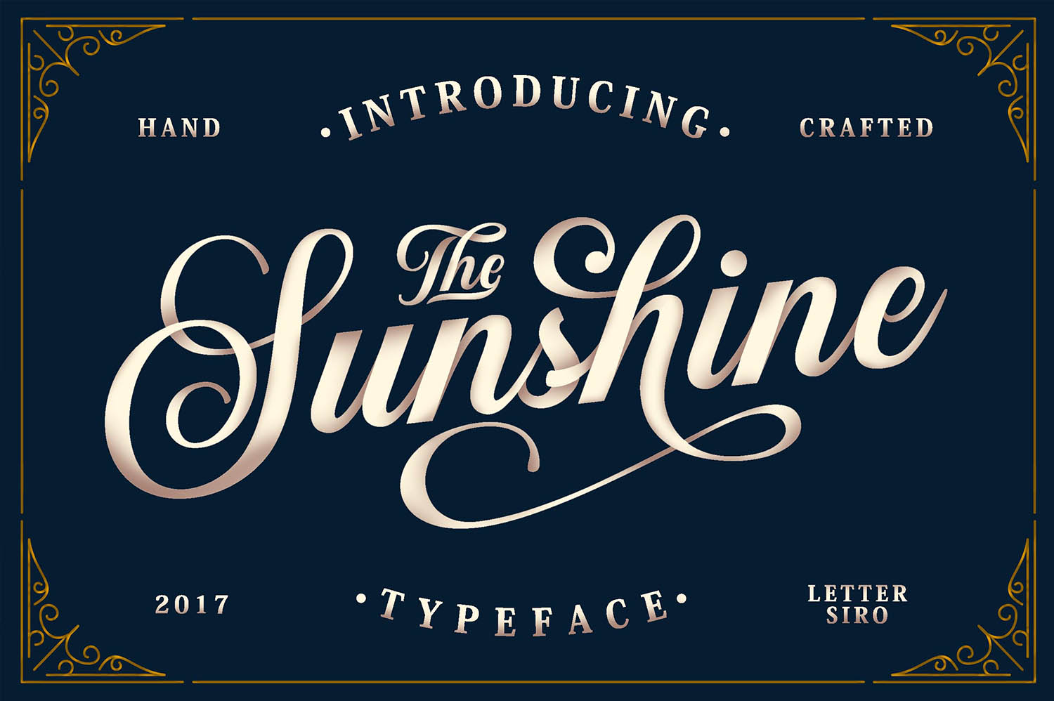 Sunshine & Vintage Ornaments: A Font with a Story to Tell