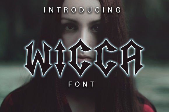Wicca Typeface: Gothic Charm for Bold Designs